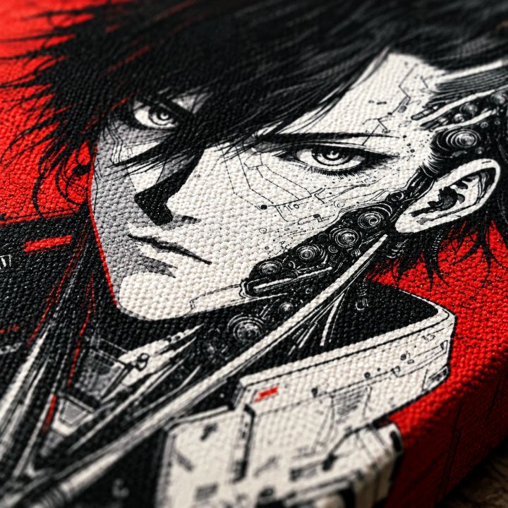 Screen Print on Canvas (concept art)