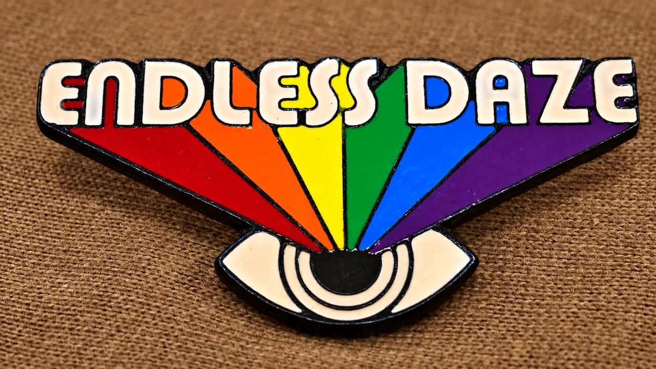 Die-Cast Enamel Pin on Badge